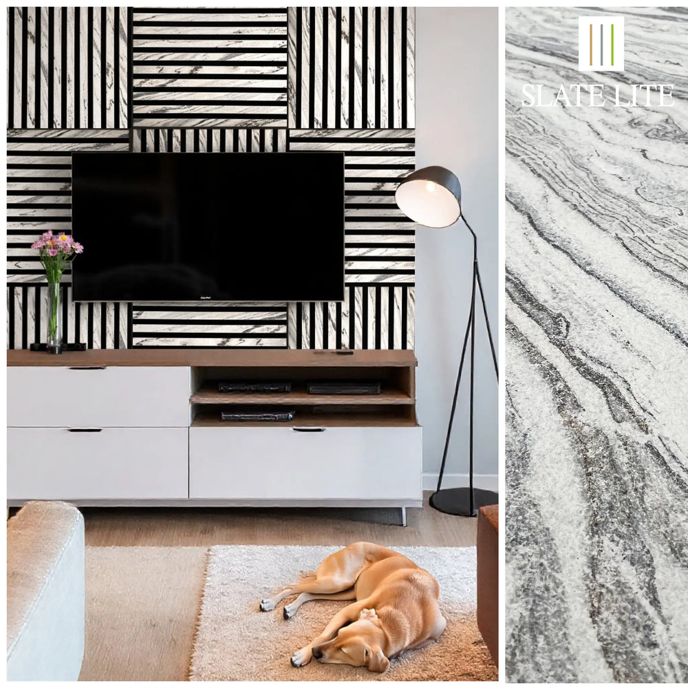 Slate-Lite Akustikpaneel Arctic White⁠