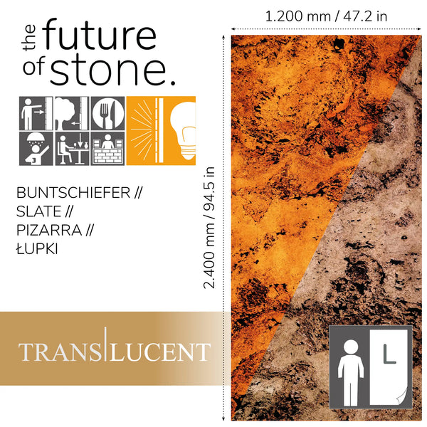 Translucent TERRA ROSSO⁠