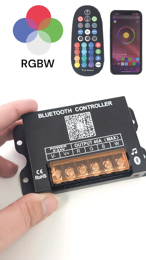 RGBW Sheet Controller Bluetooth / Remote⁠