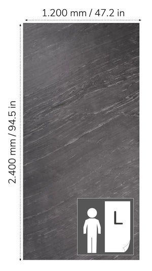 Slate-Lite D. Black 45°