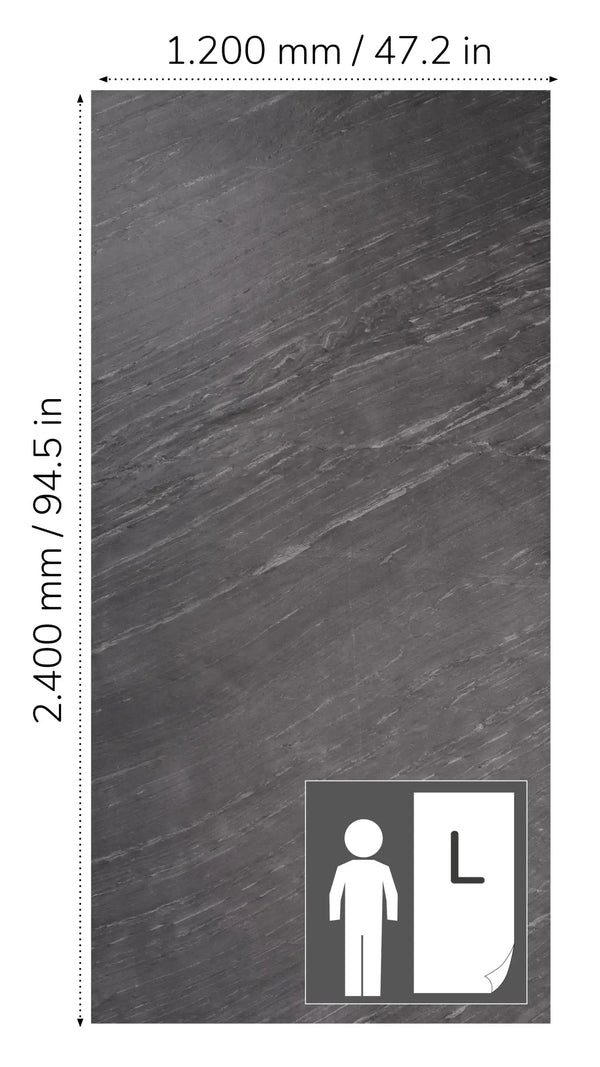 Slate-Lite D. Black 45°