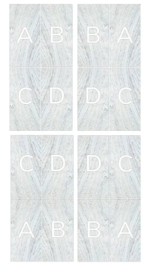 Translucent Arctic White Bookmatching⁠