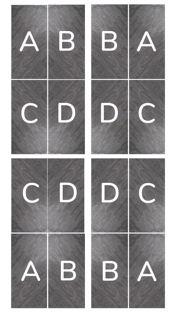 Translucent D. Black Bookmatching⁠