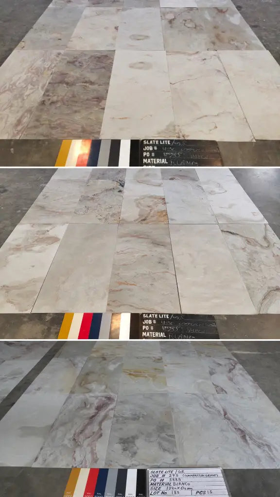 Slate-Lite Blanco 110 × 55 cm (mixed batch)