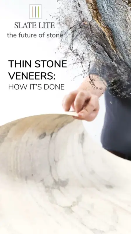 Thin stone veneers: Unique room design with natural stone